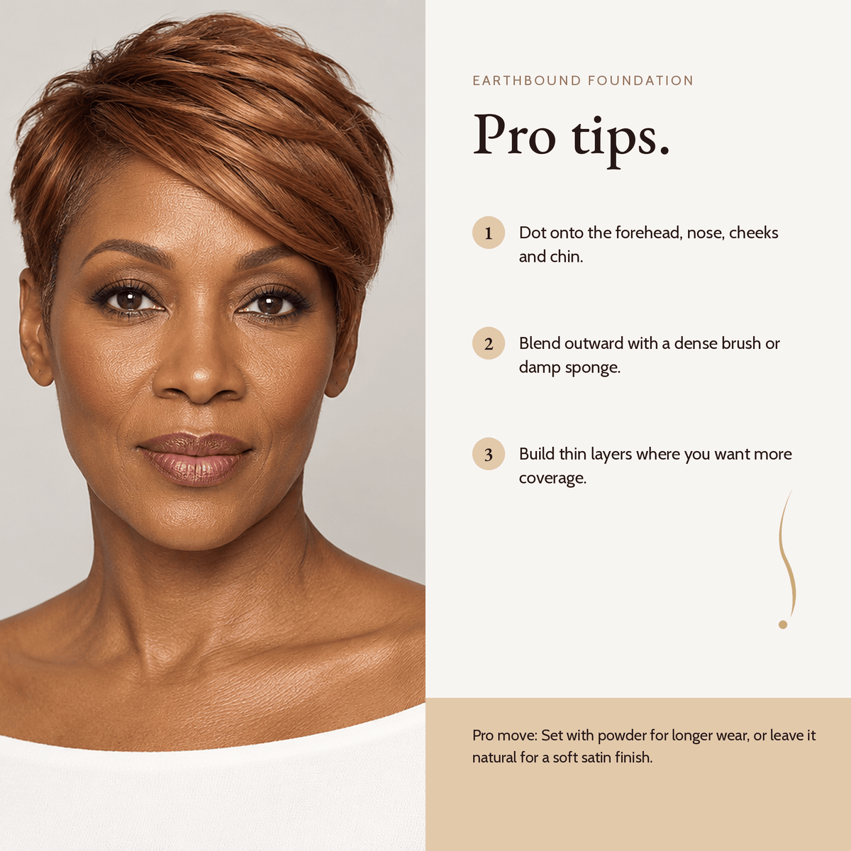How to apply Earthbound Liquid Foundation, pro tips