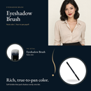 Eyeshadow Brush close-up of the flat packing bristle tip