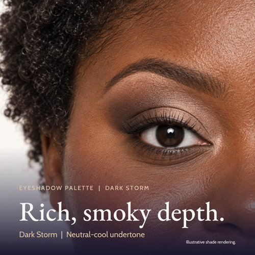 Eyeshadow Palette - Dark Storm (Mirrored Compact)