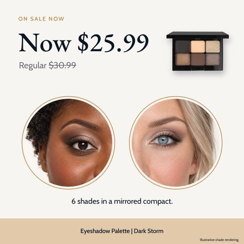 Eyeshadow Palette - Dark Storm (Mirrored Compact)