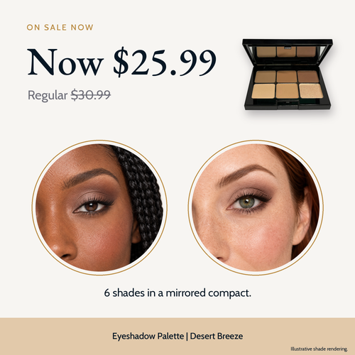 Eyeshadow Palette - Desert Breeze (Mirrored Compact)