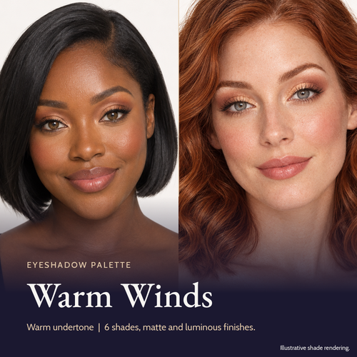 Eyeshadow Palette - Warm Winds (Mirrored Compact)