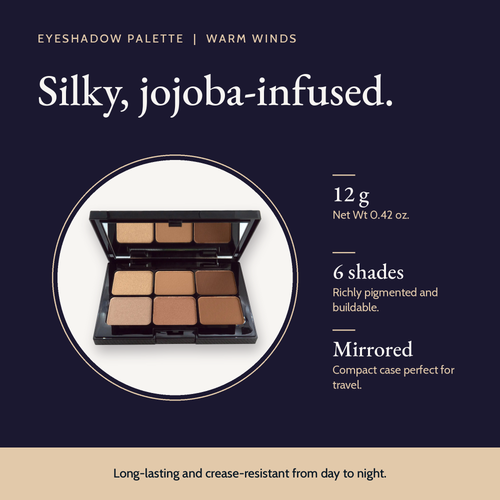 Eyeshadow Palette - Warm Winds (Mirrored Compact)