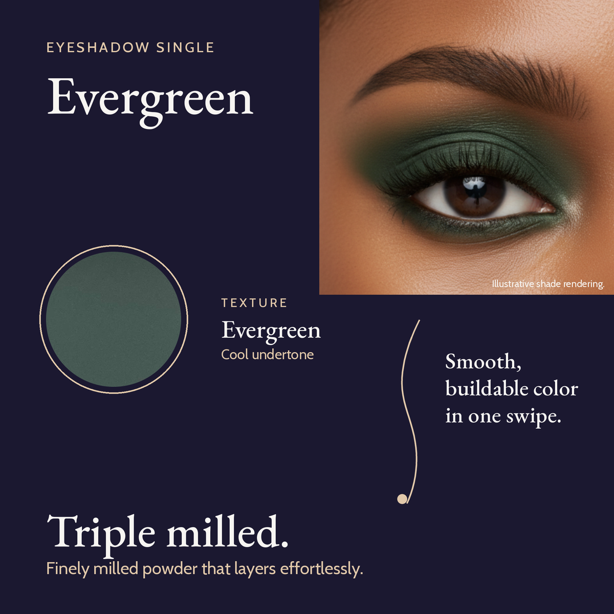 Eyeshadow Single | Evergreen