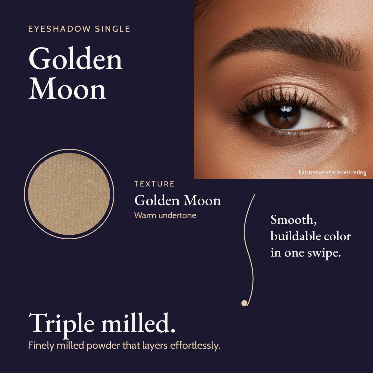 Eyeshadow Single | Golden Moon