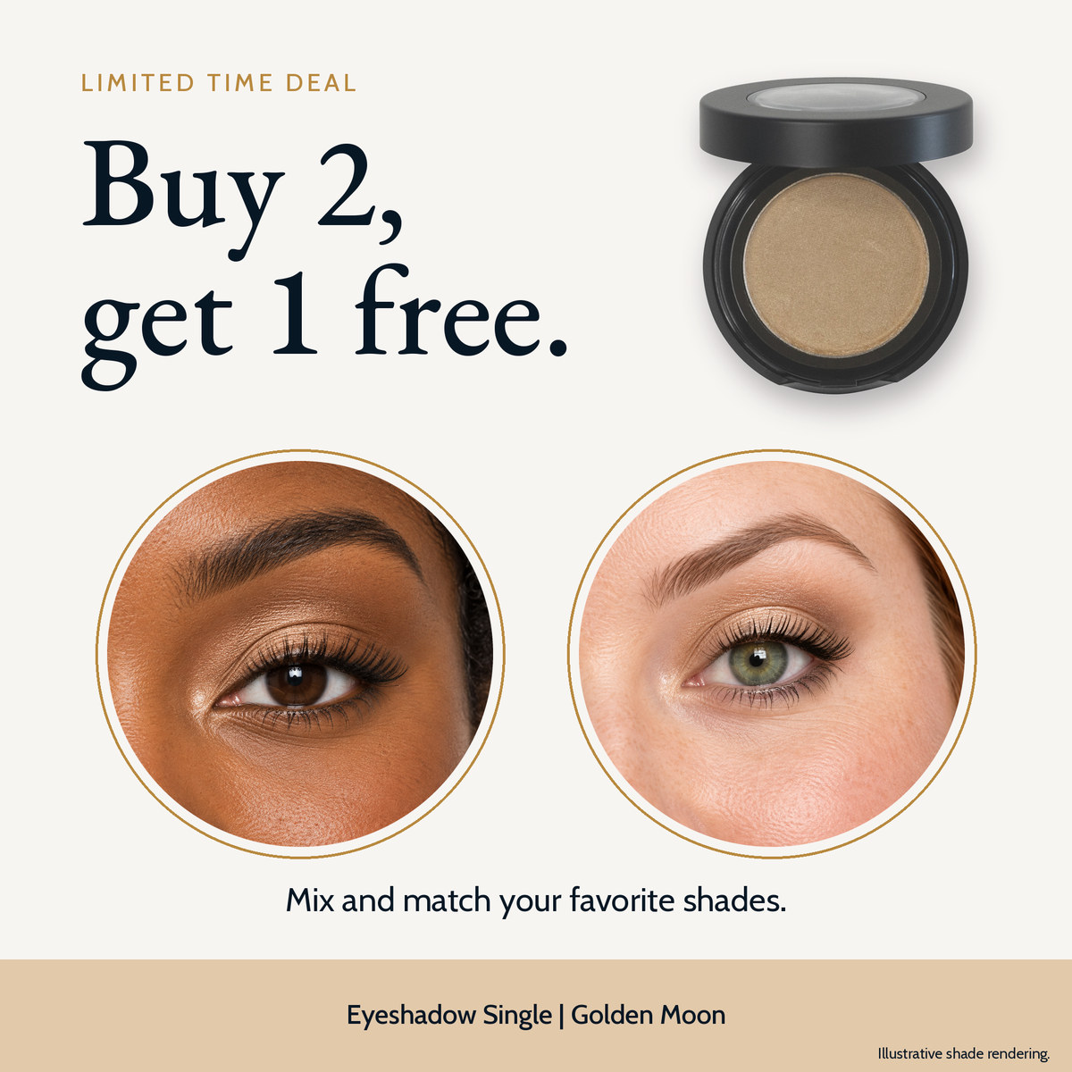 Eyeshadow Single | Golden Moon