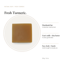 Fresh Turmeric Natural Soap bar with key benefits