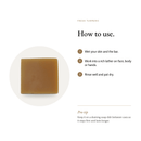 How to use Fresh Turmeric Natural Soap