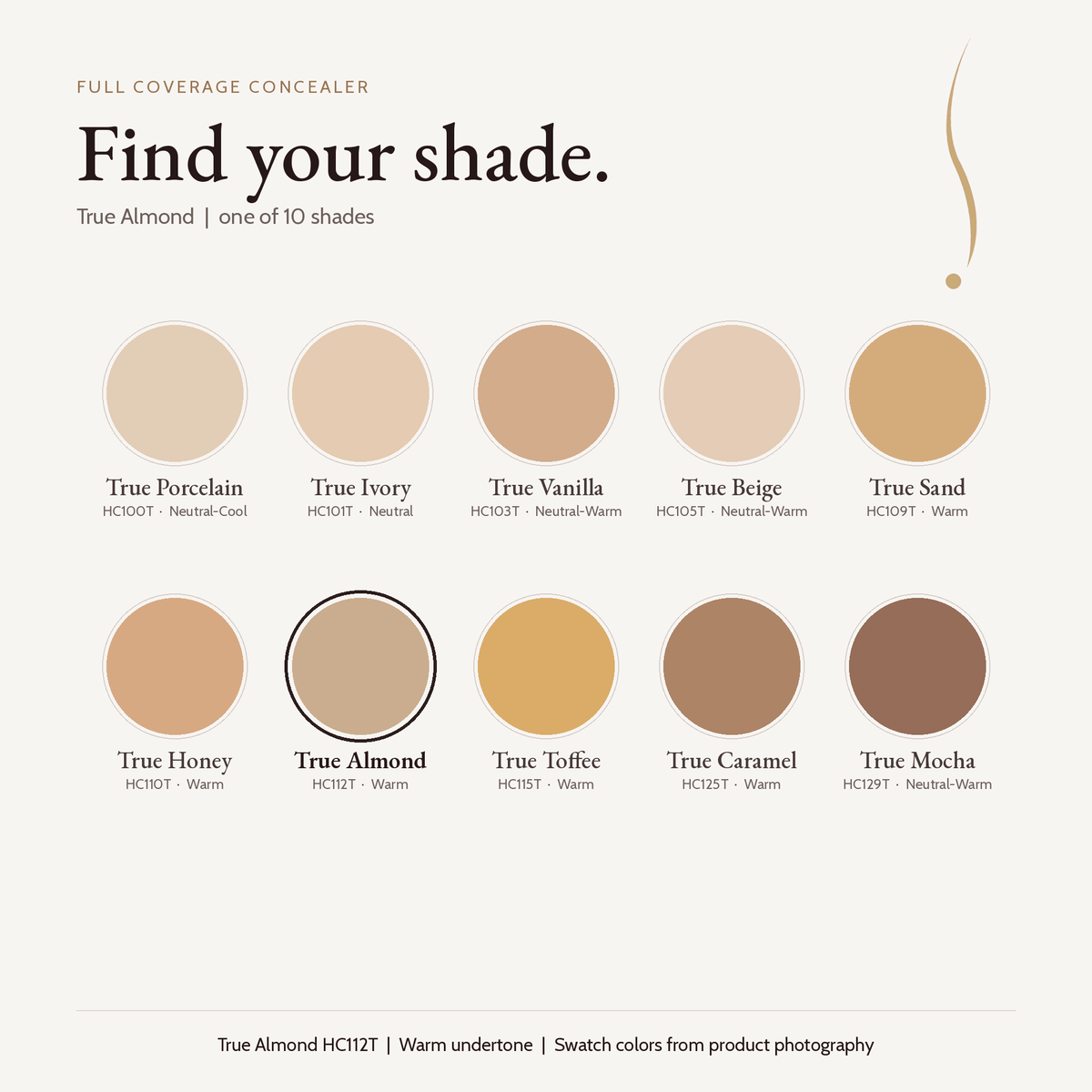 Full Coverage Concealer | True Almond