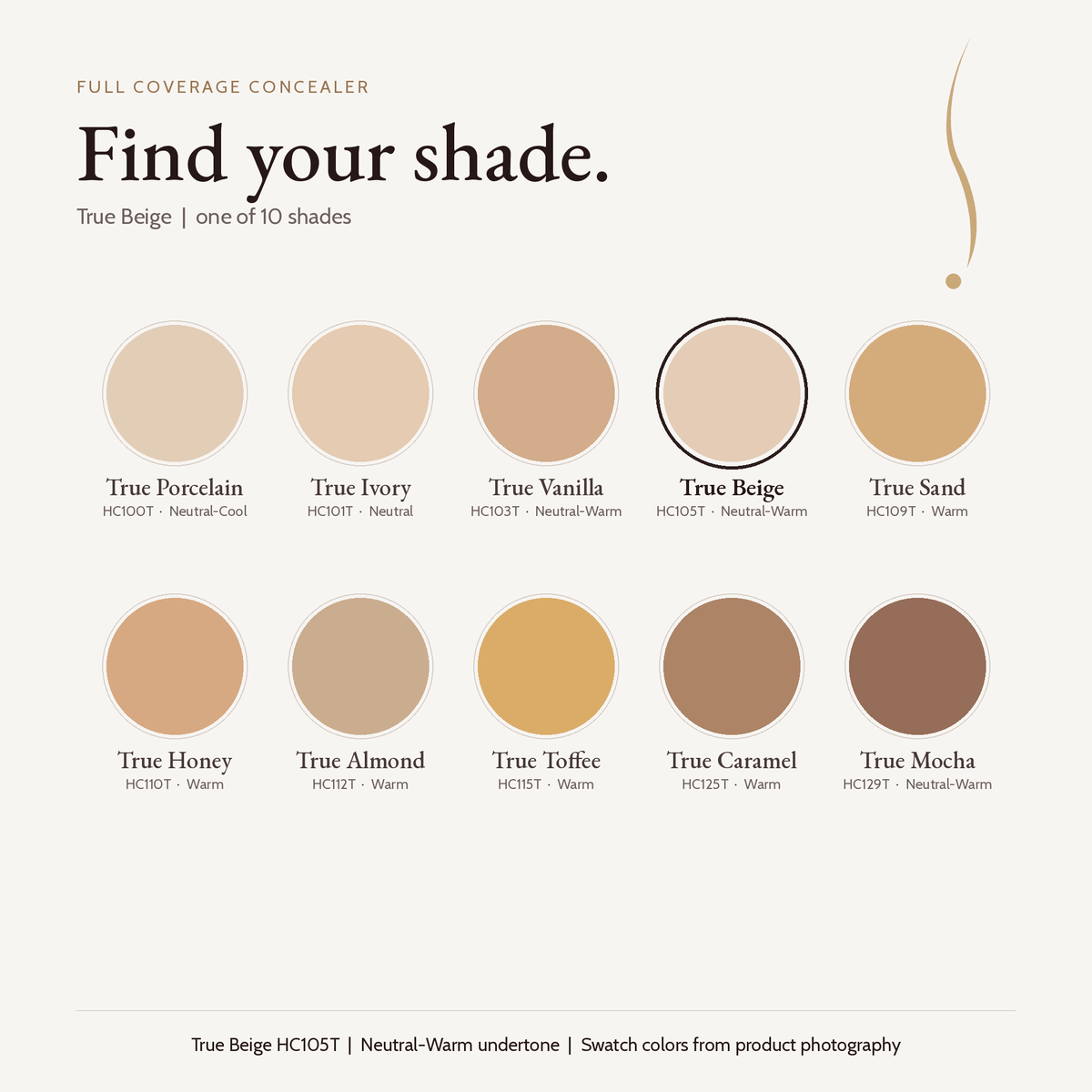 Full Coverage Concealer | True Beige