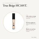 Full Coverage Concealer True Beige HC105T, 5 mL, with key benefits
