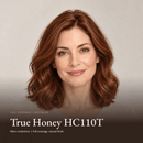 Model wearing Full Coverage Concealer in True Honey HC110T