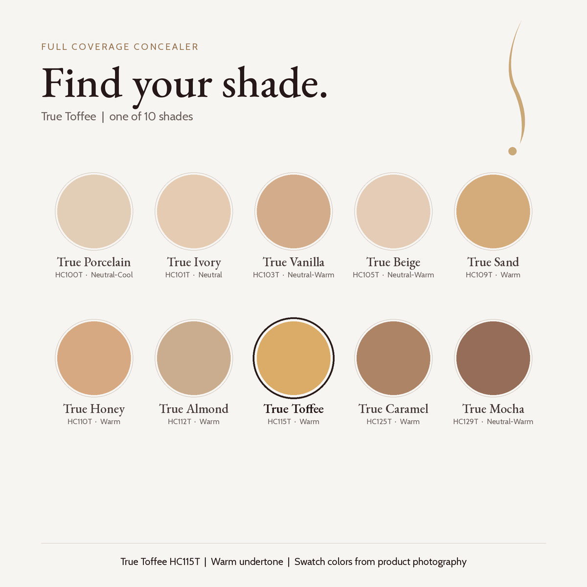 Full Coverage Concealer | True Toffee