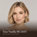 Model wearing Full Coverage Concealer in True Vanilla HC103T