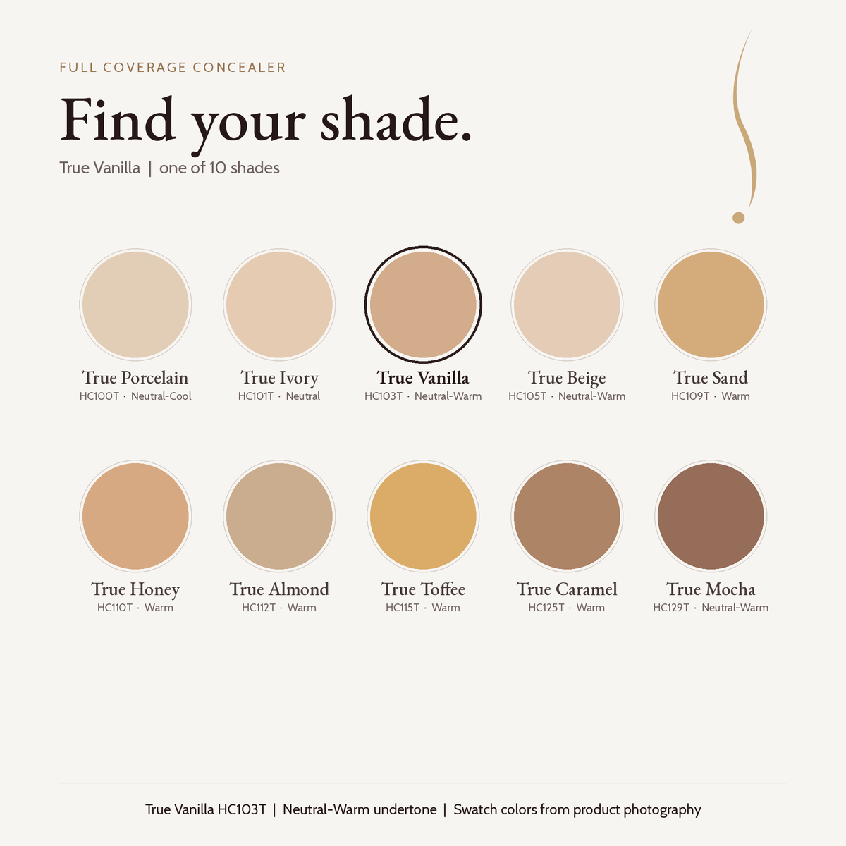 Full Coverage Concealer | True Vanilla