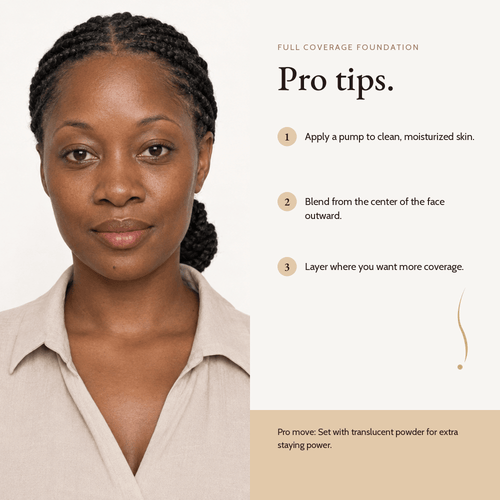 How to apply Full Coverage Foundation, pro tips