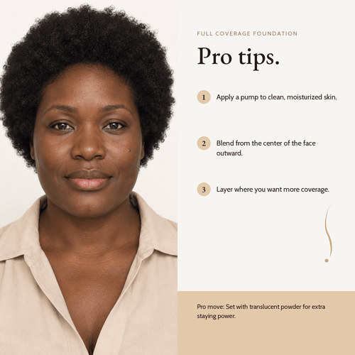 How to apply Full Coverage Foundation, pro tips