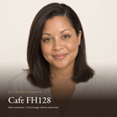Model wearing Full Coverage Foundation in Cafe FH128, warm undertone
