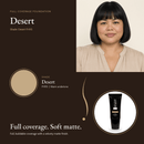Desert FH115 shade swatch and tube, warm undertone