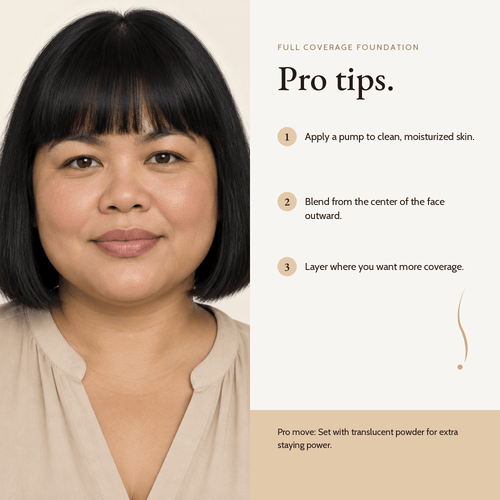 How to apply Full Coverage Foundation, pro tips