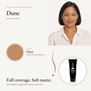 Dune FH133 shade swatch and tube, neutral undertone