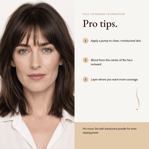 How to apply Full Coverage Foundation, pro tips