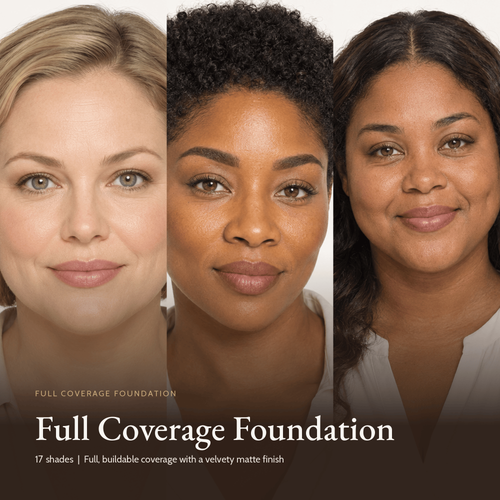 Full Coverage Foundation, 17 shades