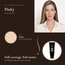 Pinky FH105 shade swatch and tube, neutral undertone