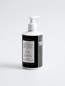 Bottle with a label on a white background