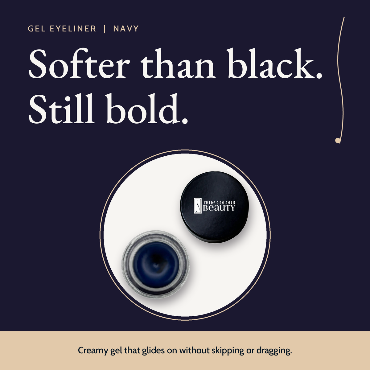Gel Eyeliner - Navy by True Colour Beauty