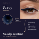 Gel Eyeliner - Navy shade card