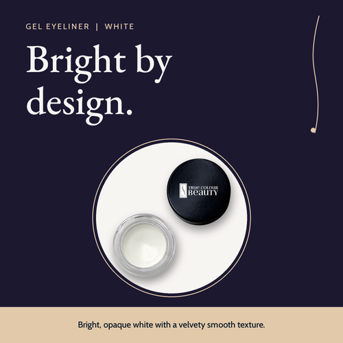 Gel Eyeliner - White by True Colour Beauty