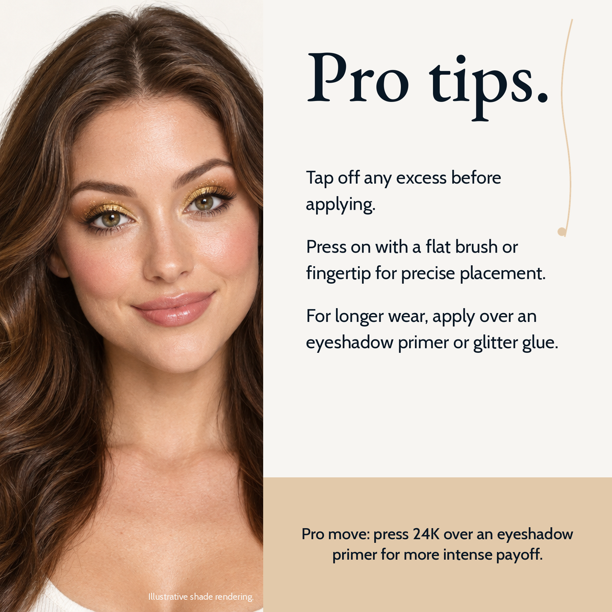 Pro tips for using Glitter Dust - 24K