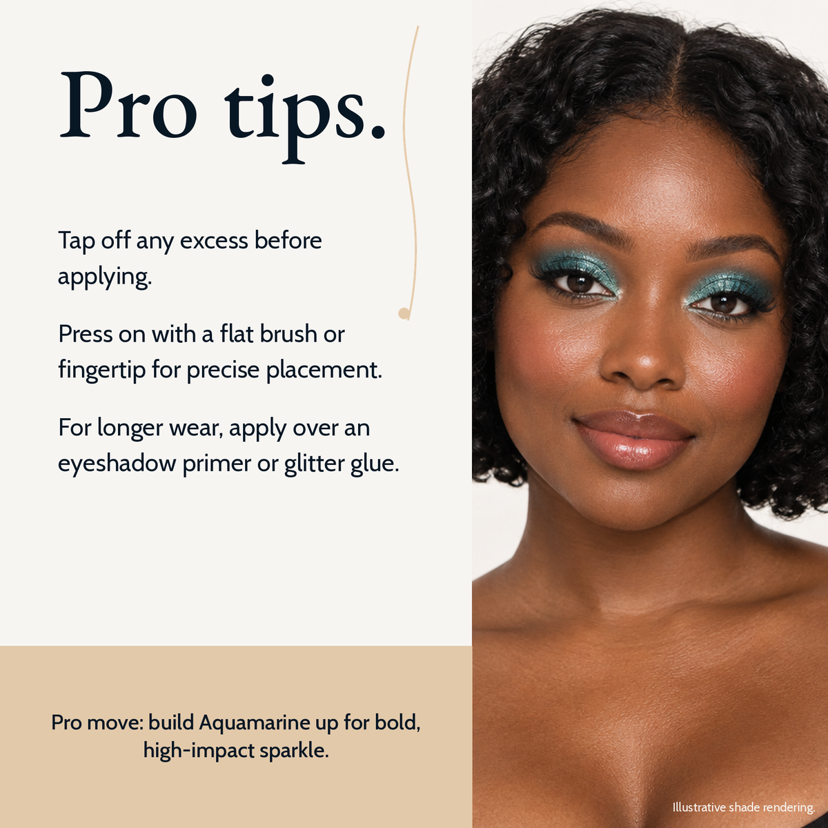 Pro tips for using Glitter Dust - Aquamarine