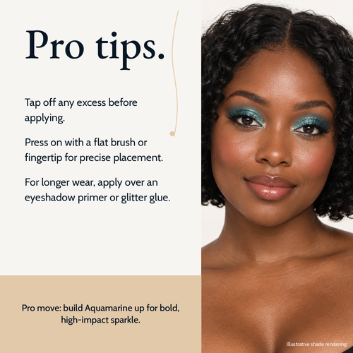 Pro tips for using Glitter Dust - Aquamarine
