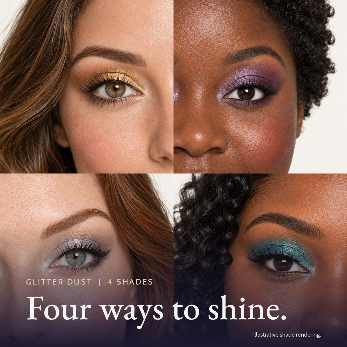 Glitter Dust | Ultra-Fine Shimmer | 4 Colors