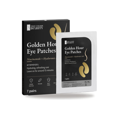 Golden Hour Eye Patches front on white