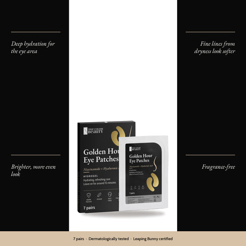 Golden Hour Eye Patches with four benefits