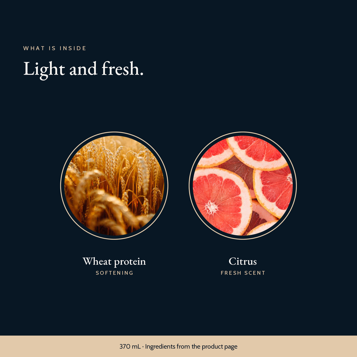 Key ingredients in Citrus Cocktail Conditioner