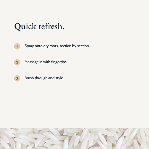 How to use Quick Refresh Dry Shampoo Spray