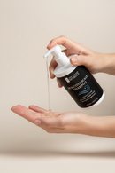 Hand dispensing clear shampoo