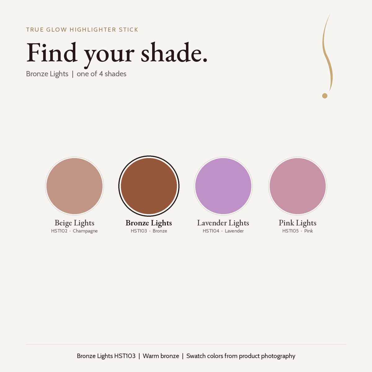 True Glow Highlighter Stick - Bronze Lights