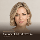 Model with Highlighter Stick in Lavender Lights HST104