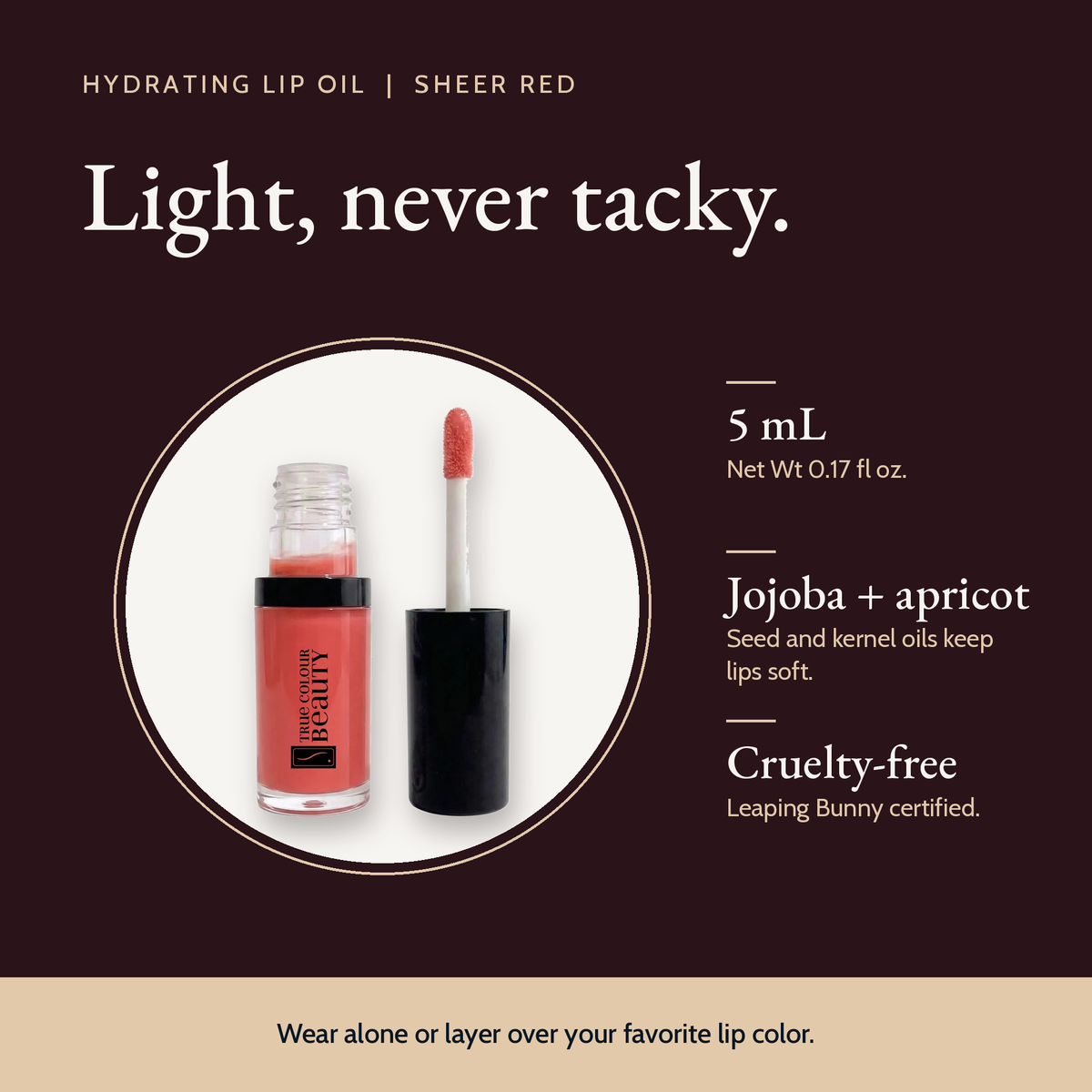 Hydrating Lip Oil | Sheer Red