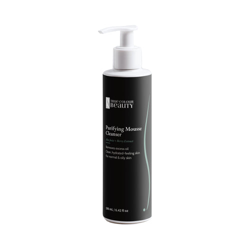 Purifying Mousse Cleanser bottle, front label