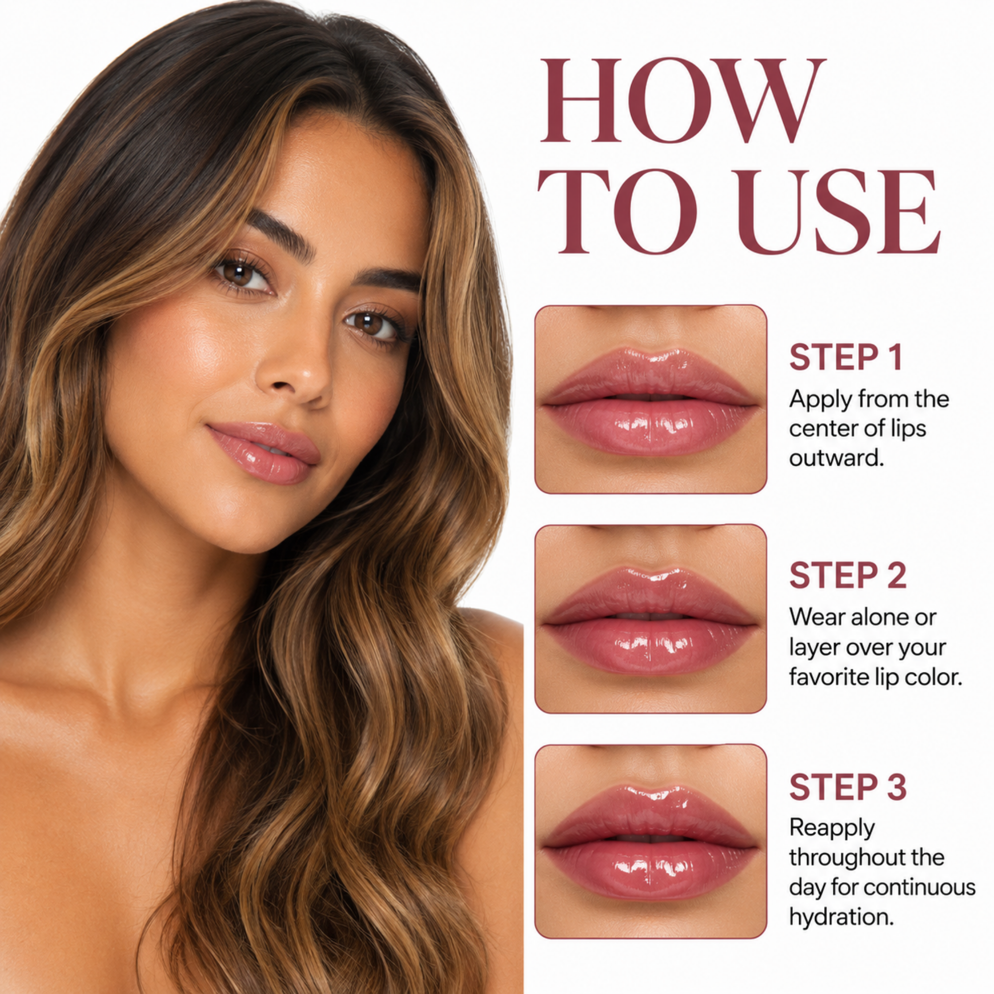 Hydrating Lip Oil | Rosewood
