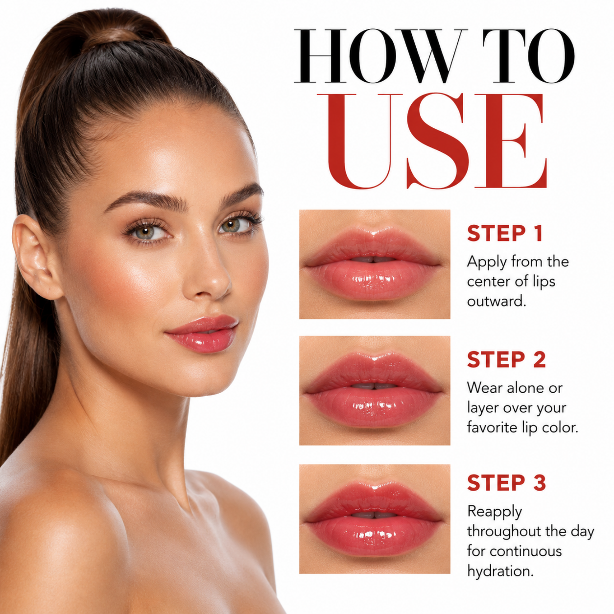 Hydrating Lip Oil | Sheer Red
