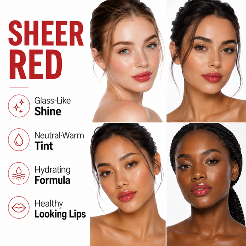 Hydrating Lip Oil | Sheer Red