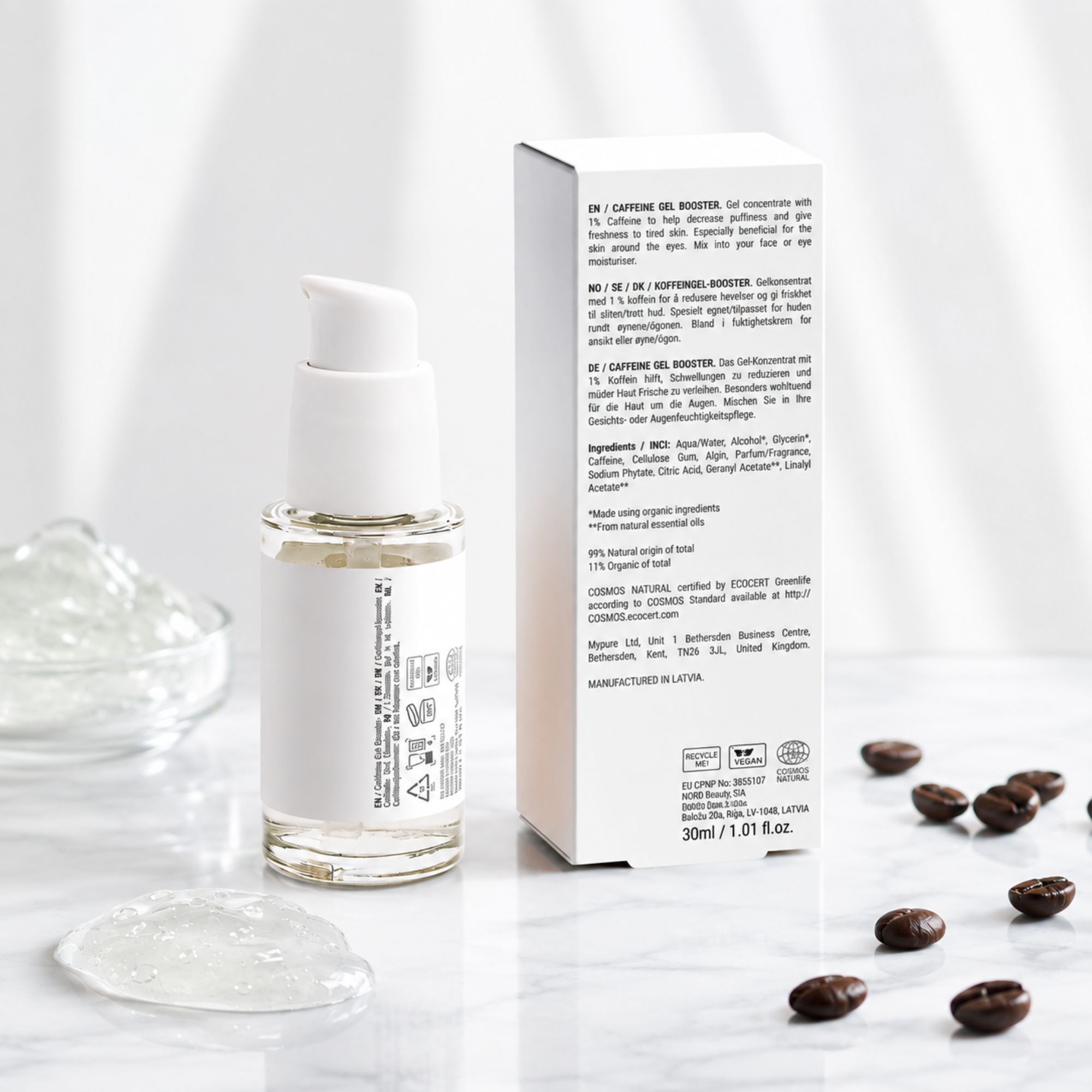 Caffeine Gel Booster | True Colour Beauty