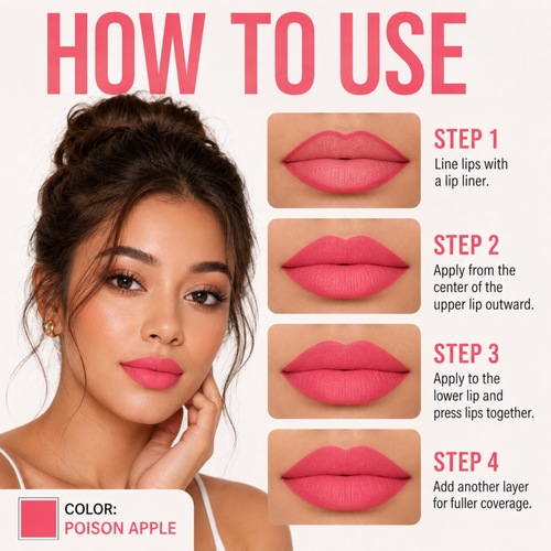 Matte Lipstick Poison Apple | True Colour Beauty